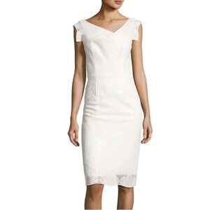 Black Halo Jackie O Dress white